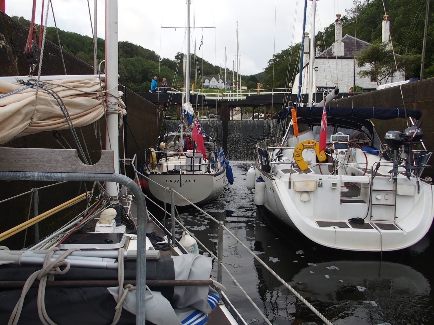 Crinan-csatorna zsilipkamra