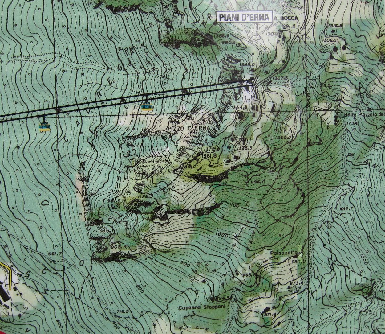 terkep Gamma via ferrata
