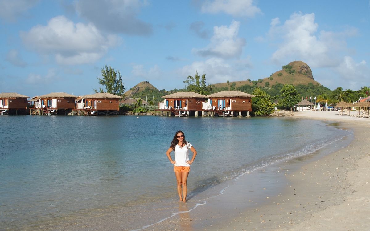 Rodney bay beach St. Lucia 