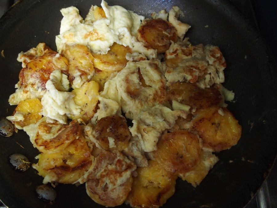 hajs ebd slt plantain tojssal sszestve